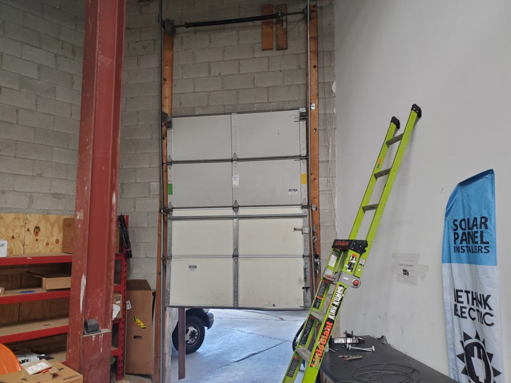 vertical lift garage door