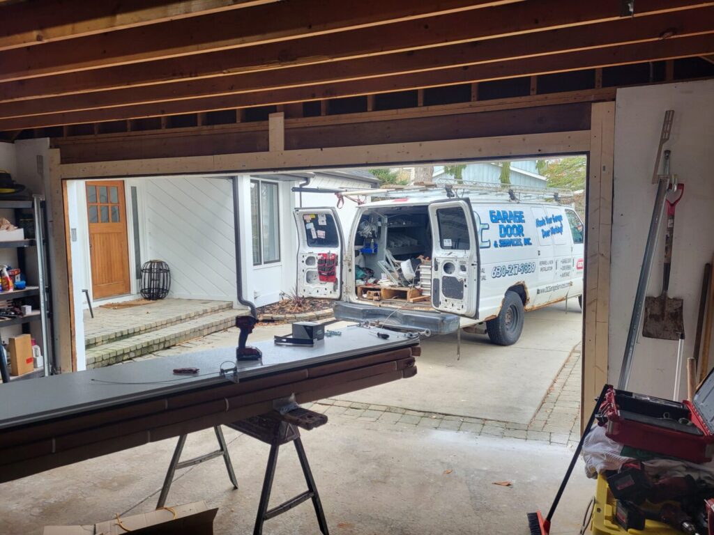 DC Garage Door Service van - popular garage door repairs