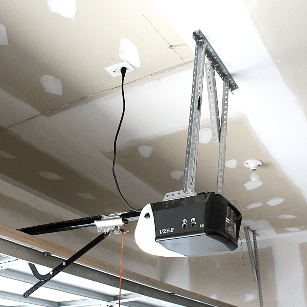 Garage door opener limit switch misaligned in Batavia, IL: a newly installed 1/2 HP garage door opener mounted